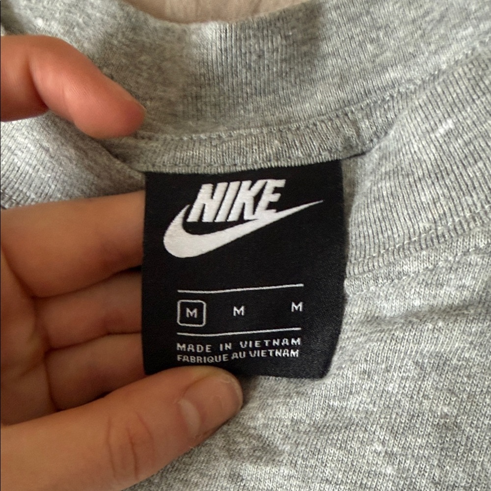 Nike Heather Gray Crewneck Sweatshirt - Picture 2 of 3